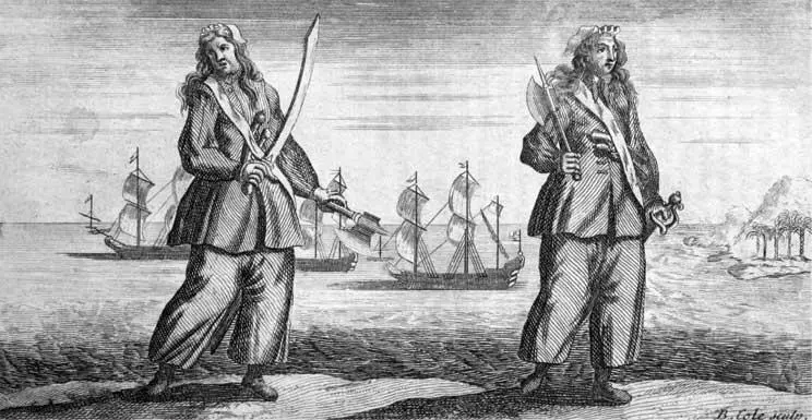 Энн Бонни и Мэри Рид Гравюра Бенджамина Коула 1724 Жизнь Энн Бонни была - фото 225