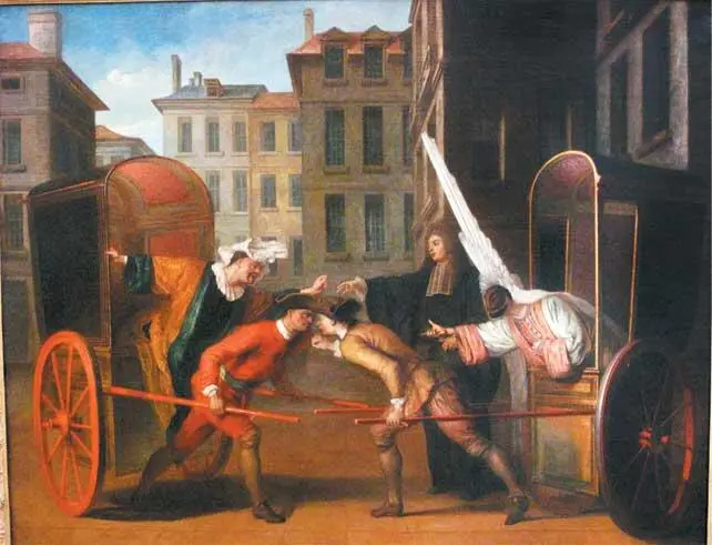 Клод Жилло Две повозки 1707 Мантия патриарха Адриана XVII в зеленого - фото 356
