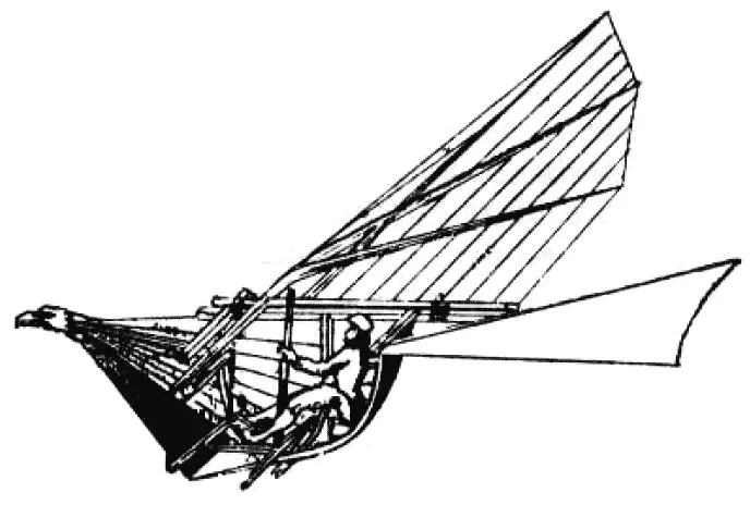 Летательный аппарат Уокра 1810 г Аэроплан Максима США 1894 г Джером - фото 93