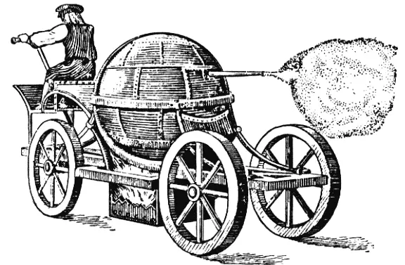 Реактивная повозка Исаака Ньютона Паровая повозка Тревитика 1803 г - фото 107