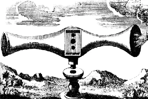 Эолова Арфа Афанасиуса Кирхера 1673 г Акустические горны Афанасиуса - фото 111