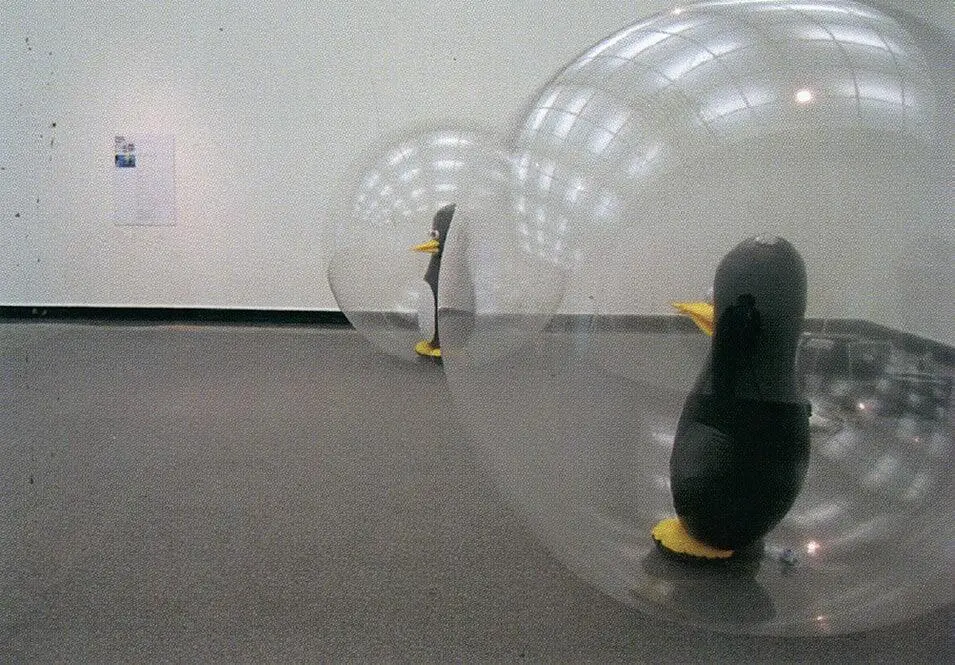 230 GSОбъекты виртуального желания Шар с Пингвином Кьюби Терры 2005 - фото 299