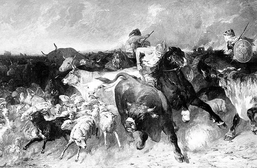 Эварист Виталь Люмине Галльские мародеры 1867 Музей - фото 9