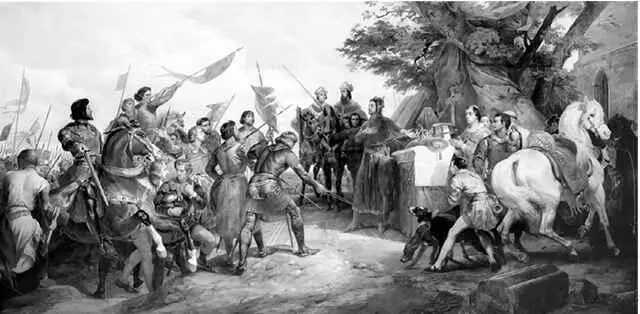 Орас Верне Филипп II Август в сражении при Бувине Около 1863 Музей - фото 32