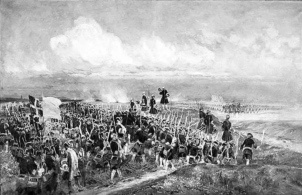 Жан Батист Эдуард Детайль Битва при Фонтенуа 1745 В этом сражении имел - фото 78