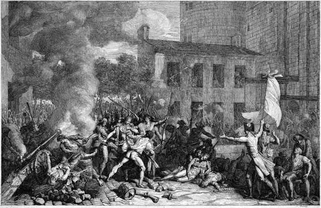 Шарль Тевенен Штурм Бастилия 14 июля 1789 года Ок 1793 - фото 86