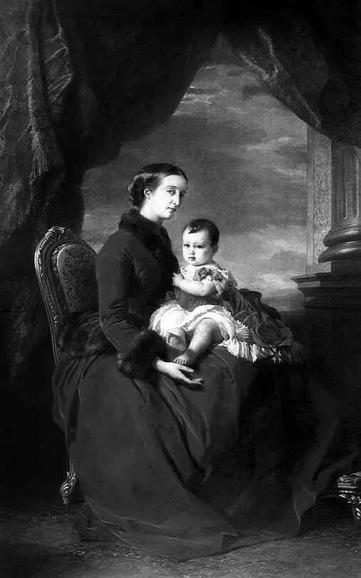 Франц Ксавьер Винтерхальтер Императрица Евгения с Наполеоном IV 1857 - фото 118