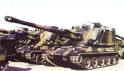 Самоходная 155мм пушка GCTФранция Своей самоходкой обзавелись и англичане - фото 15