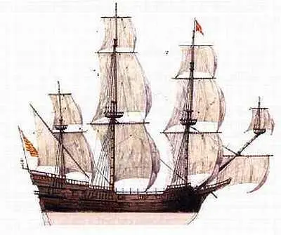 Сан Фелипе San Felipe Испания 1629 г Водоизмещение 610 т Длина - фото 24