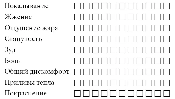 СПИСОК ВОПРОСОВ 3S О ЧУВСТВИТЕЛЬНОСТИ ВОЛОСЯНОГО ПОКРОВА Для каждого из пяти - фото 4