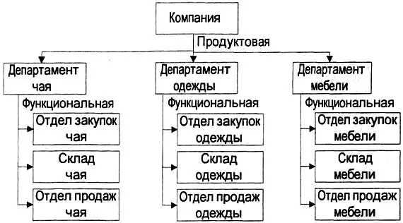 Рис 523 Смешанная продуктовофункциональная оргструктура компании Эврика - фото 183