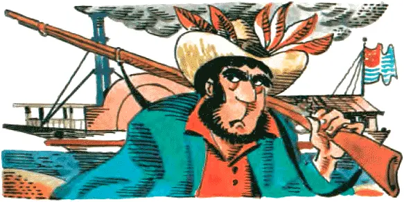 К тому времени когда Майк Финк победил Дэви Крокета в состязании по стрельбе - фото 38