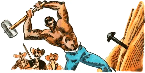 Джон Генри еще под стол пешком ходил а уже молоток крепко в руках держал Он - фото 43