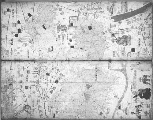 Каталонский атлас 1375 содержит типичное средневековое смешение фактов и - фото 151