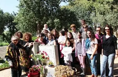 У могилы Цви Прейгерзона 14 марта 2014 г Они приехали из разных городов - фото 43