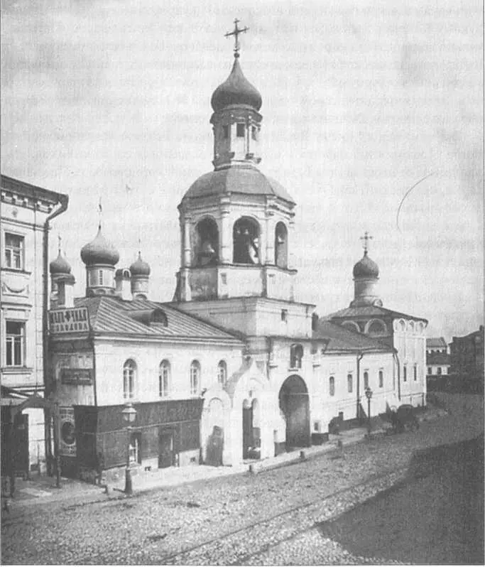 Снесенная колокольня Сретенского монастыря Фото начале XX в Согласно - фото 71