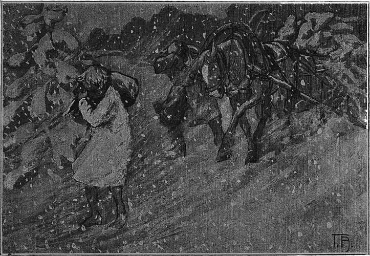 А ведь замерзнет дитя подумал Ефим и стал настегивать лошадь чтобы нагнать - фото 13