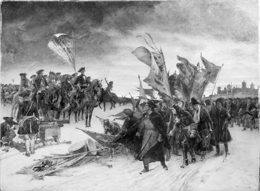 Густав Улоф Седерстрём Триумф шведских войск под Нарвой 19071910 гг - фото 105