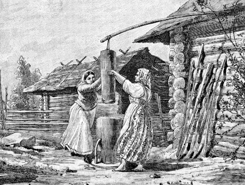 Крестьянский труд 1893 г Иллюстрация из русского еженедельного журнала Нива - фото 169