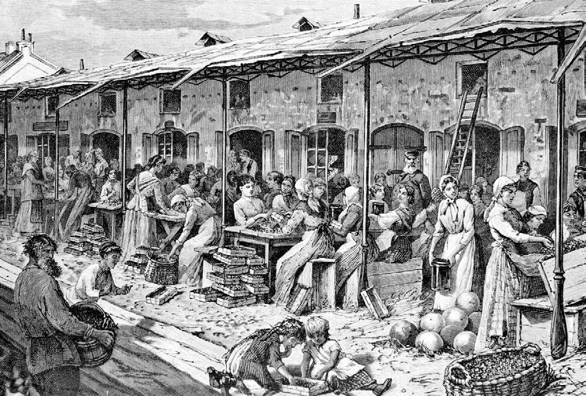 Базар в СанктПетербурге 1893 г Иллюстрация из русского еженедельного журнала - фото 182