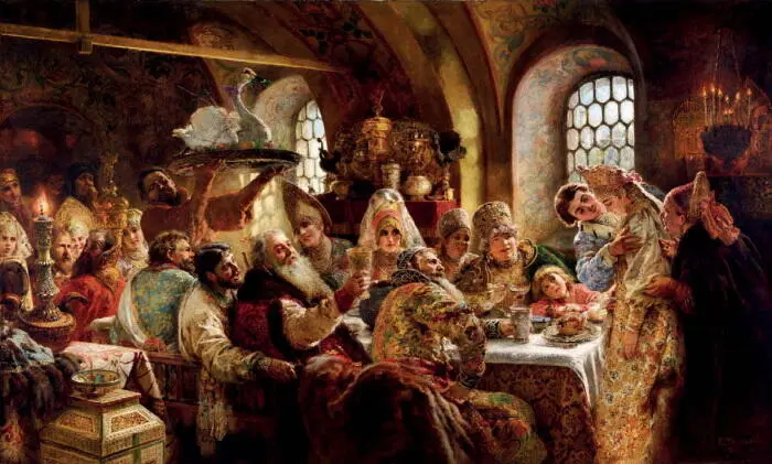 Константин Маковский Боярская свадьба 1883 г Музей Хиллвуд Вашингтон Поль - фото 210