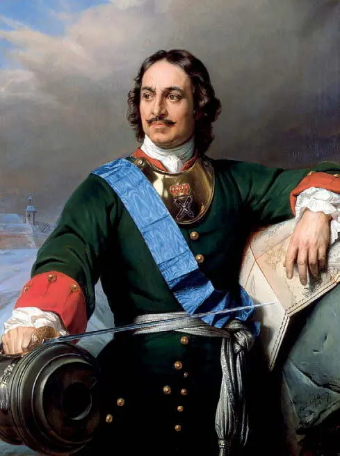 Поль Делашор Романтизированный портрет Петра I 1838 г Гамбургский кунстхалле - фото 211