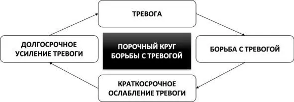 Рис 18 Порочный круг борьбы с тревогой Ключ 2 Наблюдение При каждом - фото 24