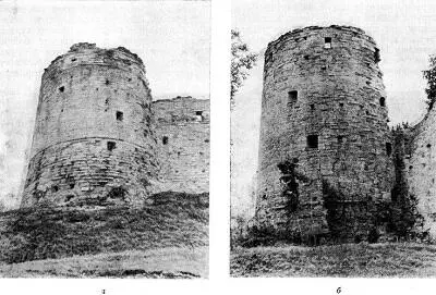 Рис 8 Башни крепости Копорье а угловая северозападная б средняя - фото 61