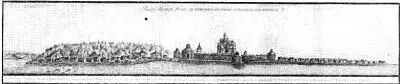 Рис 25 Вид города Колы с северовосточной стороны Рисунок конца XVIII в - фото 157