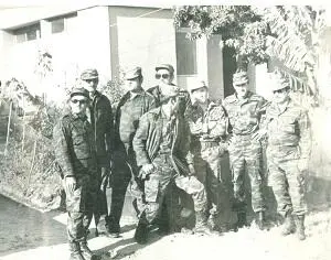 Май 1984 г Перед убытием в бригаду Слева направо Э Зимарев Н Тарасов С - фото 131