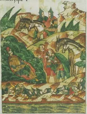 Воины Федор Зернов и Федор Холопов находят князя Дмитрия на поле битвы - фото 55