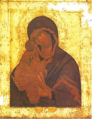 9 Богоматерь Донская Лицевая сторона двусторонней иконы Ок 1392 г 10 - фото 72