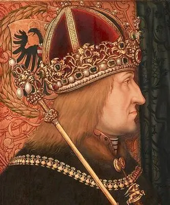 Император Фридрих III Габсбург Фрагмент картины Г Бургмайра Кон XV - фото 20