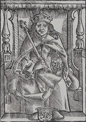 Великий князь Литовский и король Польский Александр Ягеллончик Гравюра нач - фото 27
