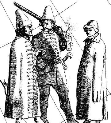 Московиты и московский стрелец Фрагмент карты России 1613 г Гесселя Герритса - фото 30