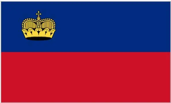 ФЛАГ КНЯЖЕСТВА ЛИХТЕНШТЕЙН Необходимая корона Флаг карликового государства - фото 152