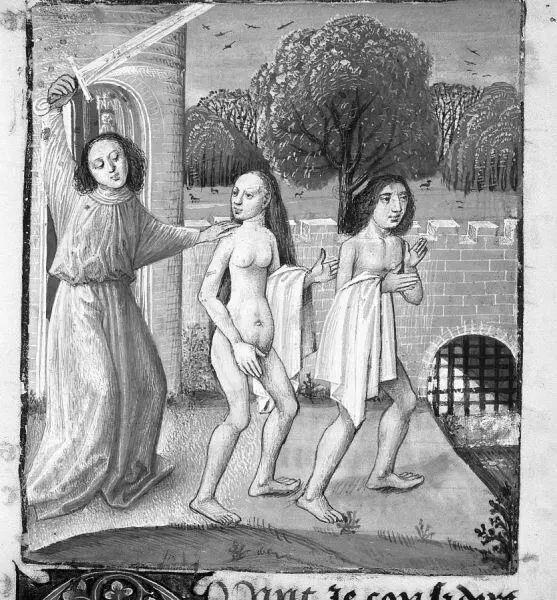 Адам и Ева Злоключения благородных мужей и дам Боккаччо манускрипт - фото 3