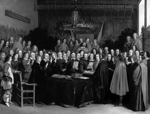 Герард Терборх Заключение мира в Мюнстере 1648 Рейксмюсеум Амстердам Сразу - фото 61