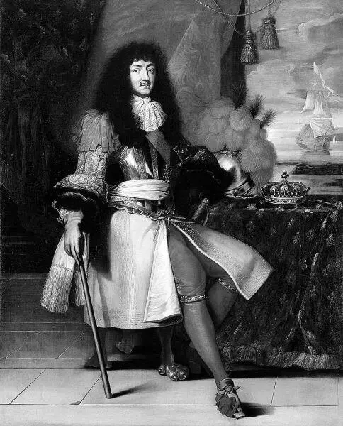 Неизвестный автор после Клода Лефевре Портрет Людовика XIV ок 1670 - фото 62
