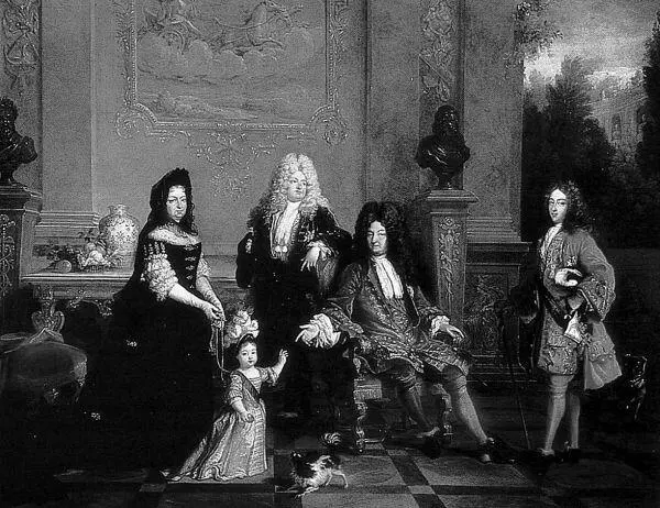 Николя де Ларжийер Портрет Людовика XIV с семьей XVII в Луиза стала умолять - фото 76