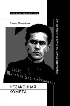 Елена Михайлик - Незаконная комета. Варлам Шаламов: опыт медленного чтения