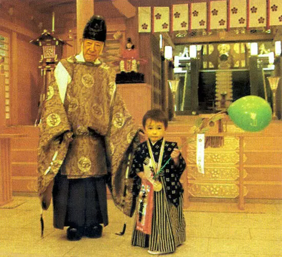 Настоятель Нагаока Тэммангу в городе Нагаока в префектуре Киото на празднике - фото 9