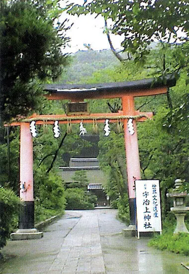 Тории ворота на пути в святилище Удзигами дзиндзя Тории ворота на пути - фото 10