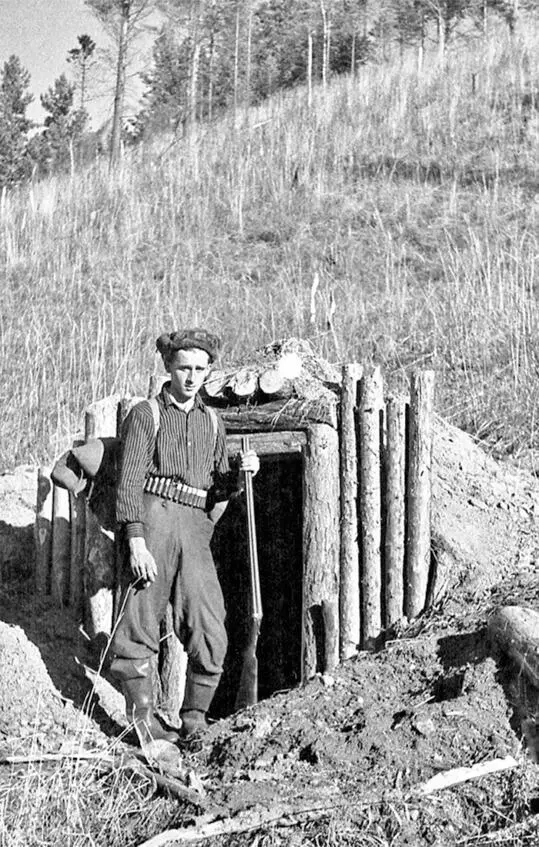 Охотничья землянка под Иркутском 1955 год Землянка это конечно примитив - фото 23