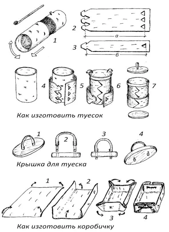Как же изготовить из берёсты туесок Довольно просто но только для того кто - фото 92