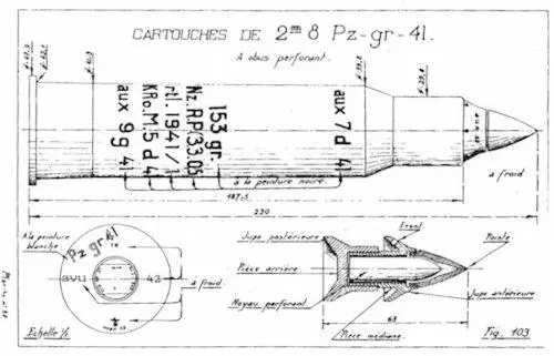 Патрон 28 cm Pzgr41 28188 мм В 1940 году была создана и принята на - фото 25