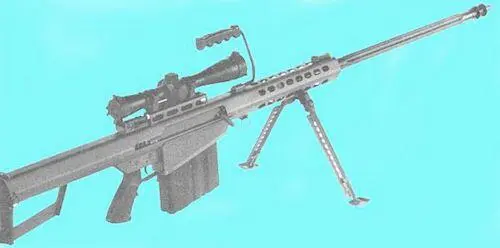 Винтовка Barret M82A1 Ранний вариант с цилиндрическим дульным тормозом - фото 269