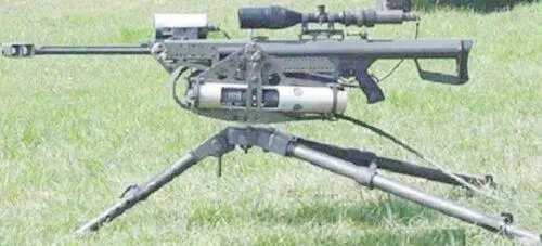 Винтовка Barret M82A1 на треноге Винтовка Barret M82A1 в кейсе Патрон - фото 272