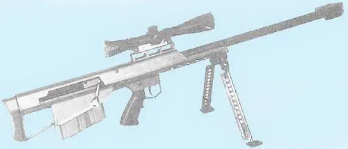 Винтовка Barret М95 Винтовка Barret М95 Патрон 12799 50 BMG В 1995 - фото 283