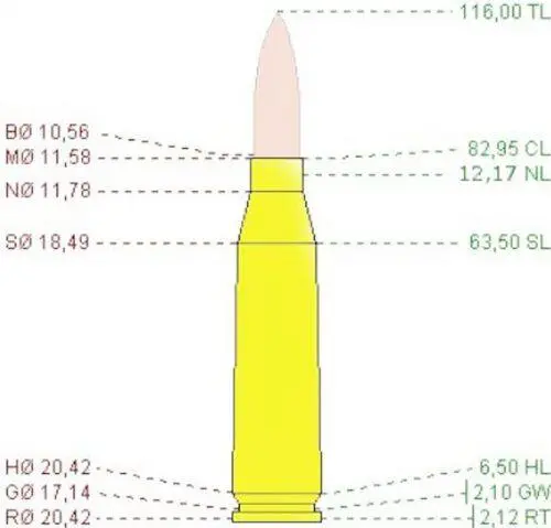 Патрон416 Barrett имеет обозначения416 Barrett 10583 XCR 11 083 BGC - фото 292